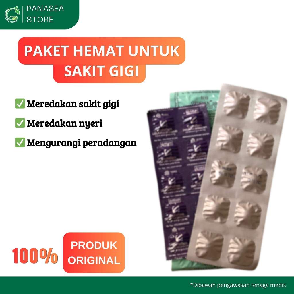 PAKET HEMAT AMPUH DAN PATEN UNTUK BERBAGAI MASALAH SAKIT GIGI
