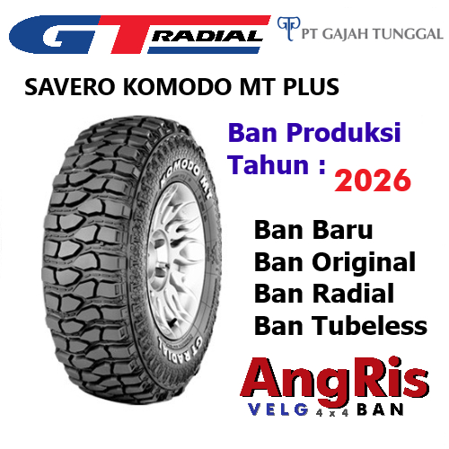GT Savero Komodo MT Plus 235 75 R15 Ban Mobil Suzuki Jimny katana Daihatsu Taft Feroza