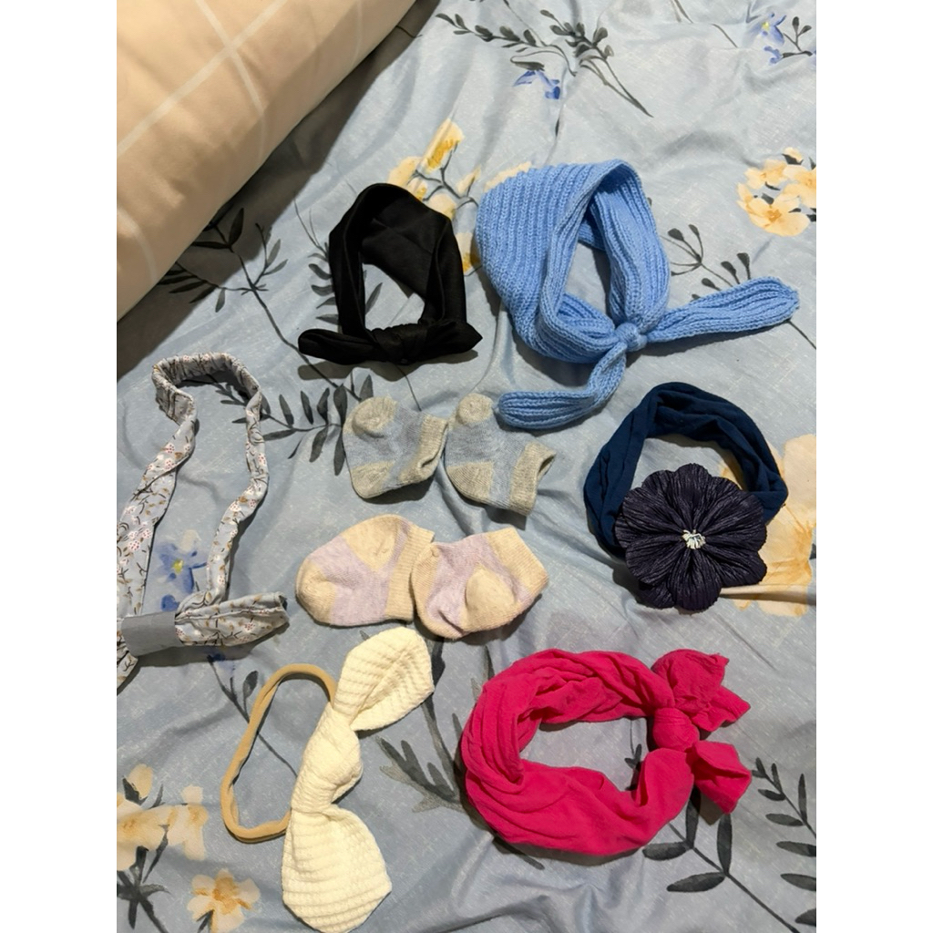 Bandana bando Headband topi kupluk Bayi Anak Perempuan cewek cewe wanita 1 2 tahun