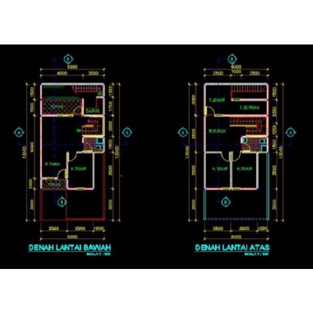 JASA PEMBUATAN DENAH & SITE LAYOUT 2D (AUTOCAD)