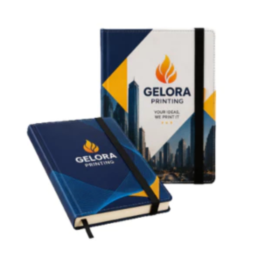 Agenda Custom A6 – Cetak Logo & Desain Sendiri | Buku Agenda Premium Gelora Printing
