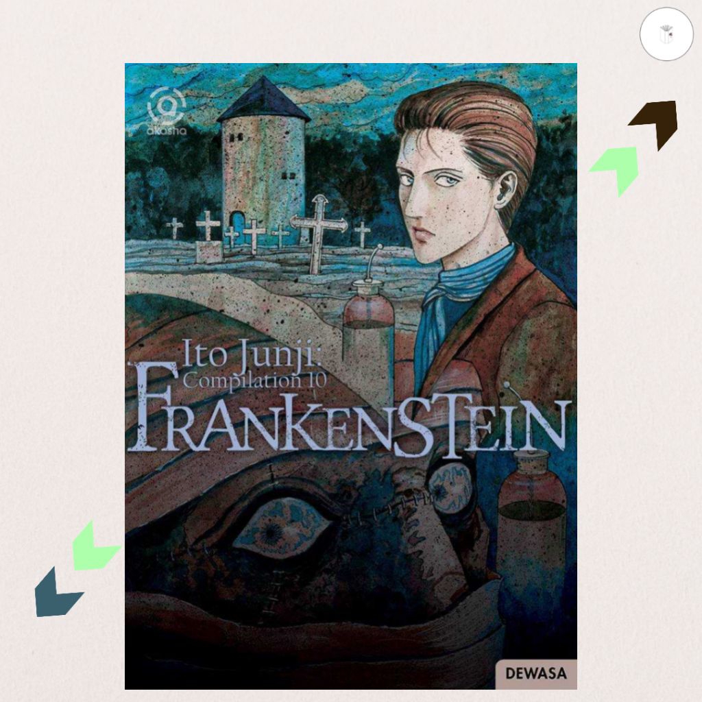 Buku Komik Ito Junji Compilation 10: Frankenstein - Junji Ito