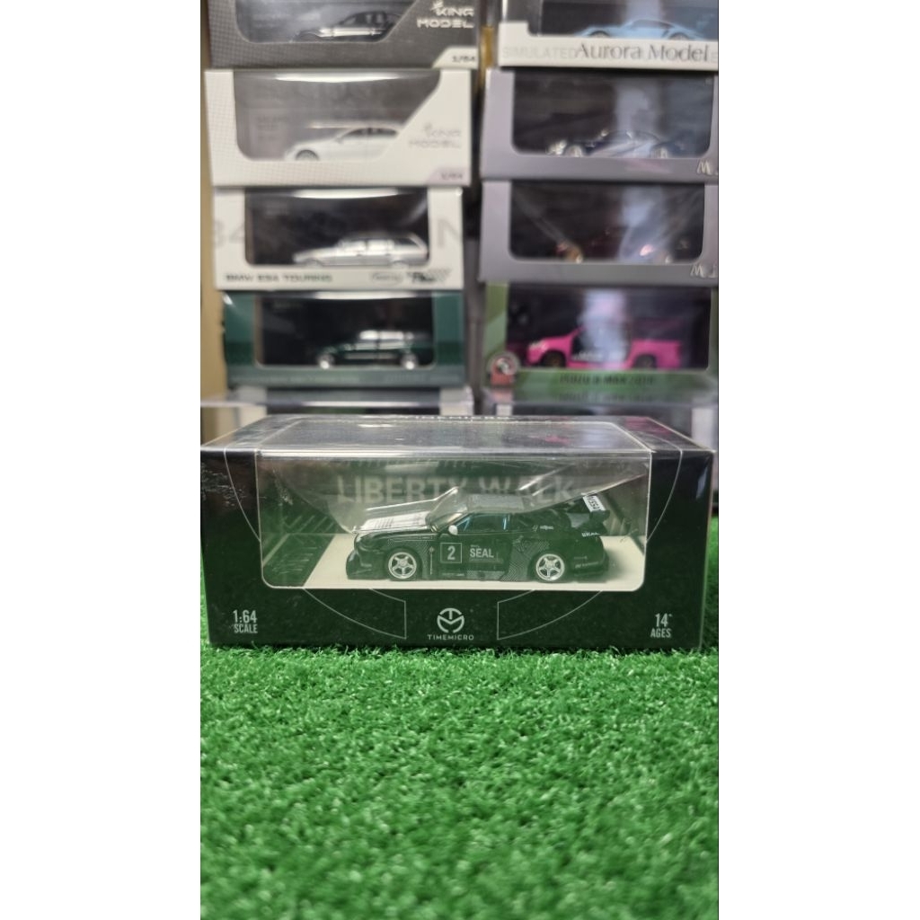 TimeMicro 1:64 Nissan S15 Silvia Black/Hitam Rotiform LBWK Sealed
