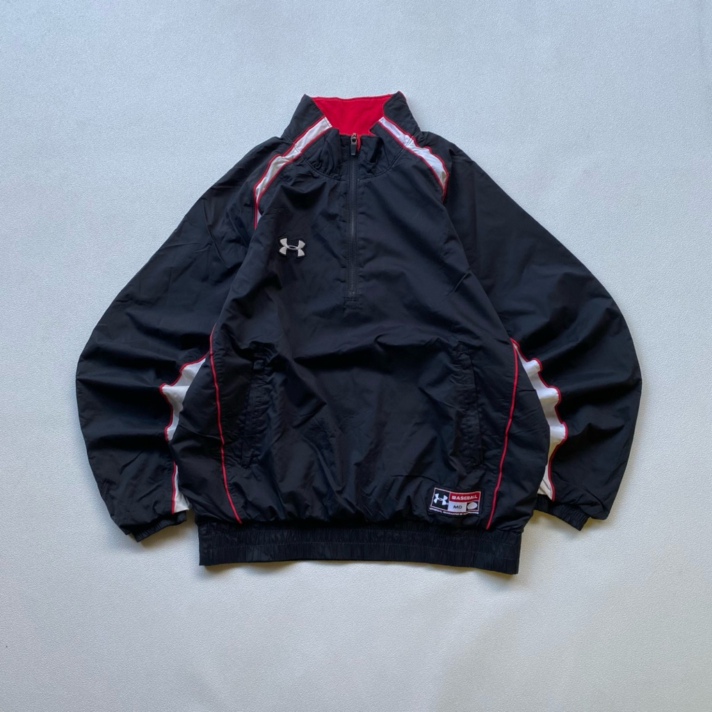 jaket skena halfzip under armour windbreaker