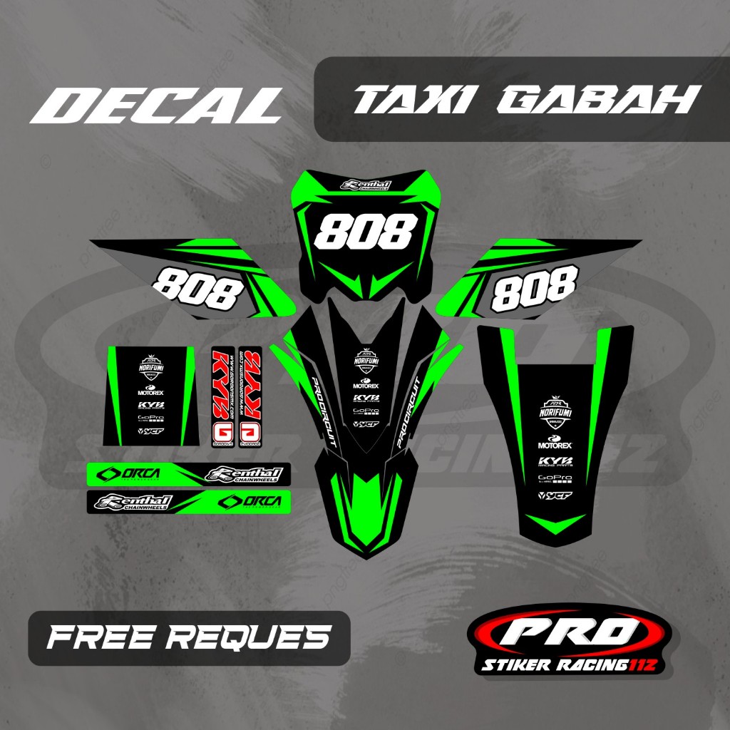 DECAL OJEK GABAH DECAL TAXI GABAH DECAL ANGKUT GABAH FREE CUSTOM