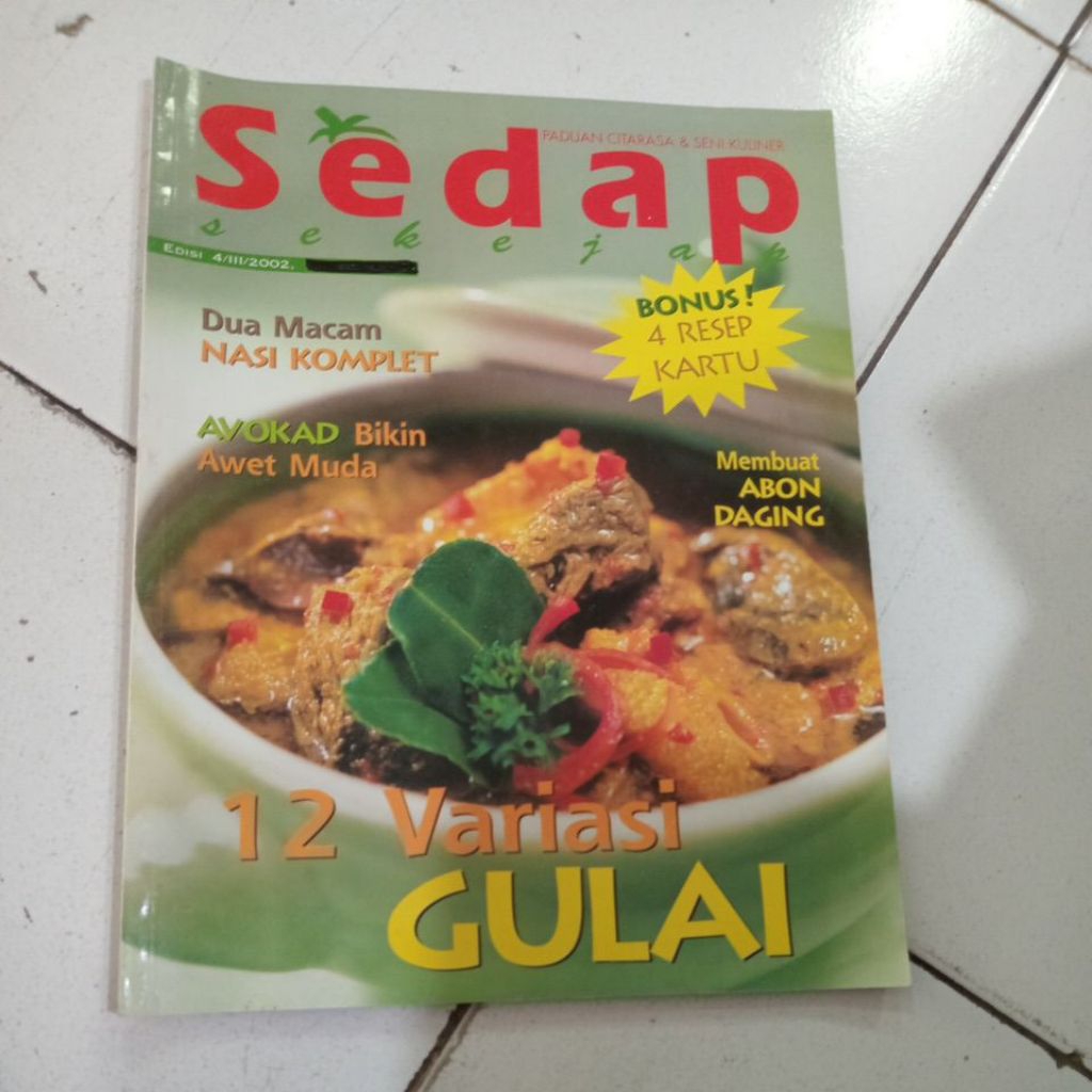 MAJALAH SEDAP SEKEJAP BUKU BEKAS
