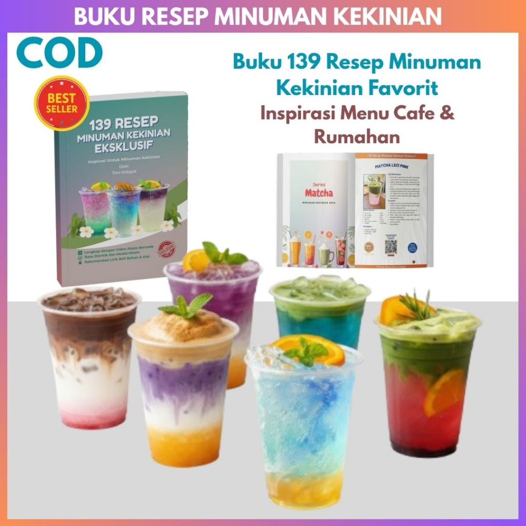 Buku 139 Resep Minuman Kekinian Kafe | Ide Minuman Ala Cafe