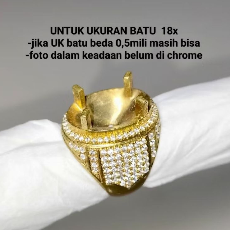 RING KUNSAR TERBARU MODEL PERAK MICROSETTING