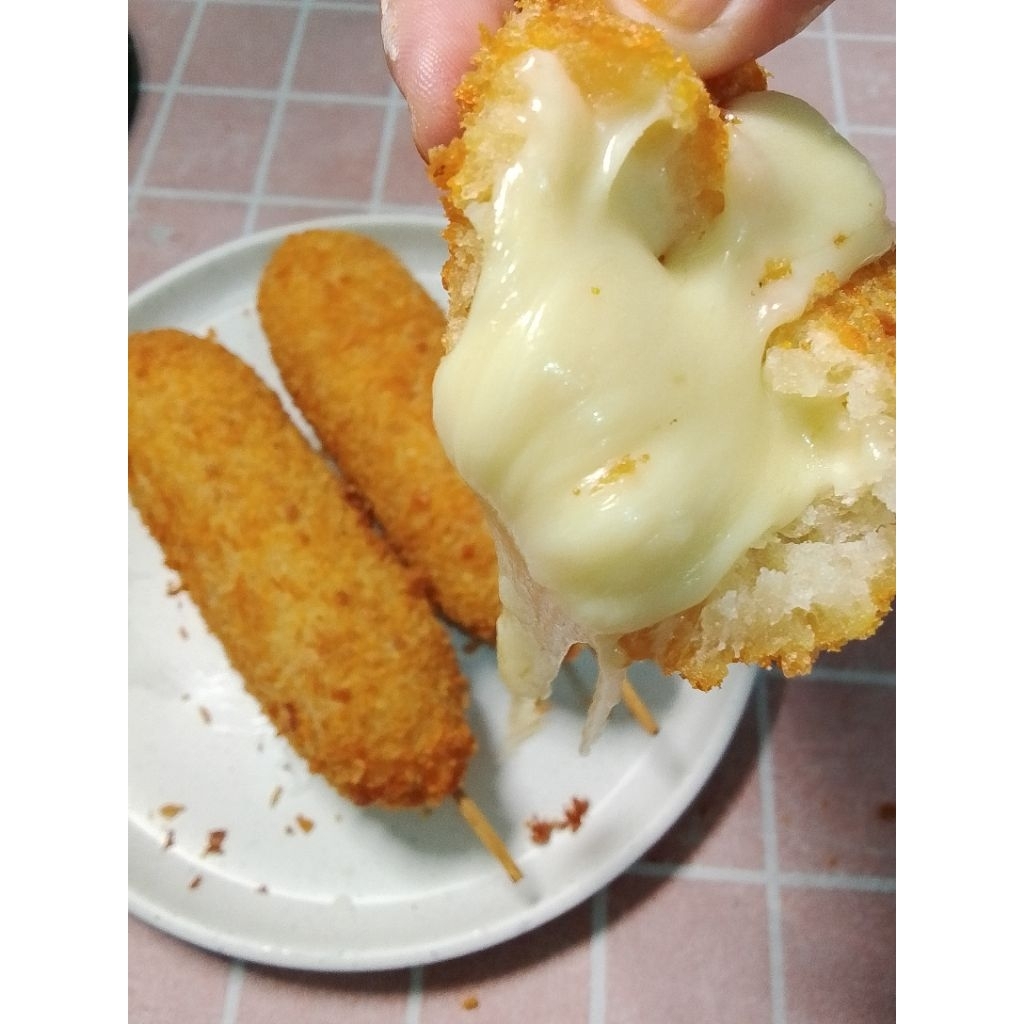 Corndog Mozarella topping coklat By Dapur Teteh