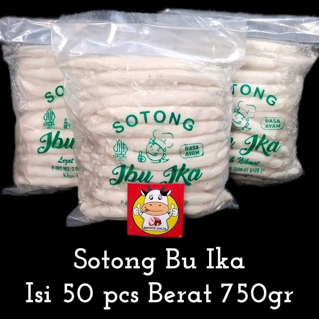 IBU IKA SOTONG RASA AYAM FROZEN 750GR ISI 50PCS - DISASS JOGJA