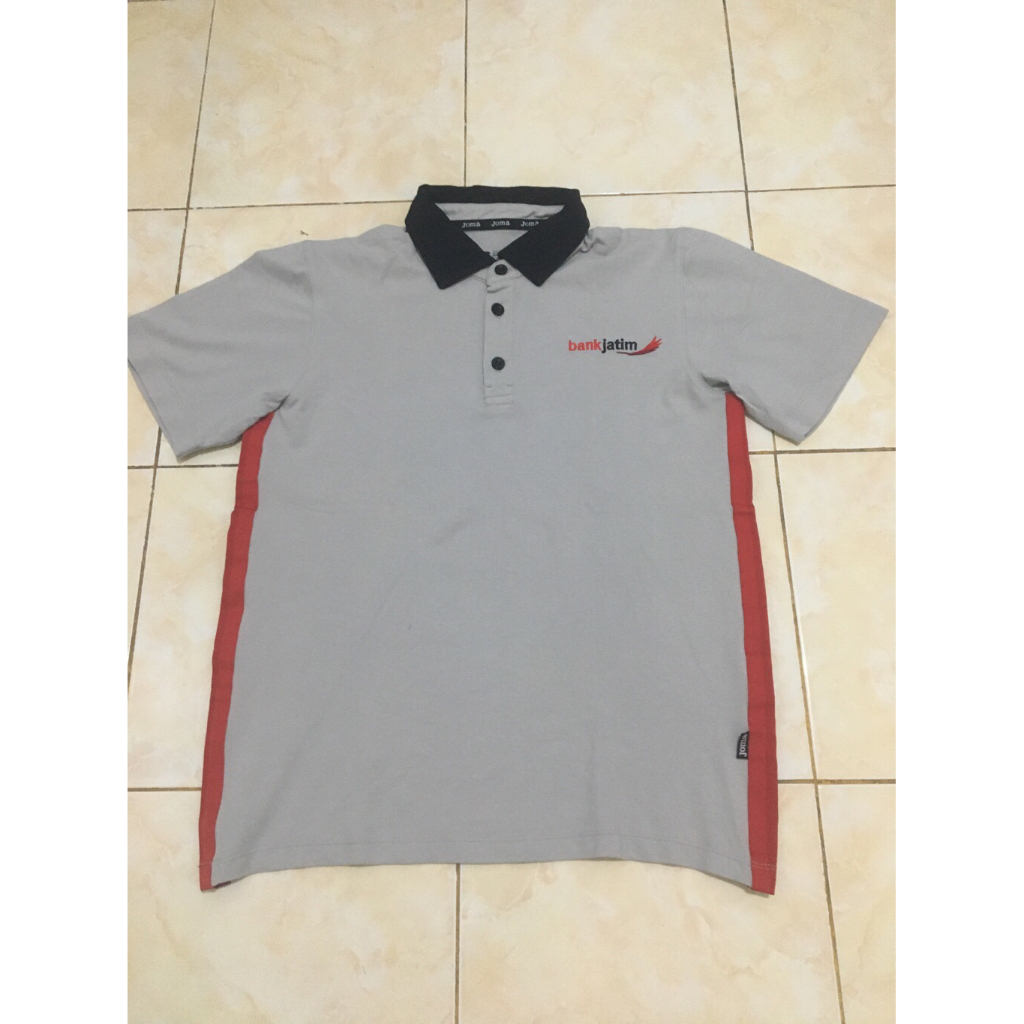 Kaos Polo Pria Bank Jatim Brand Joma
