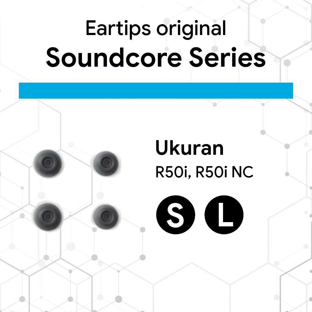 Karet Eartips Original Soundcore Series R50i, R50i NC