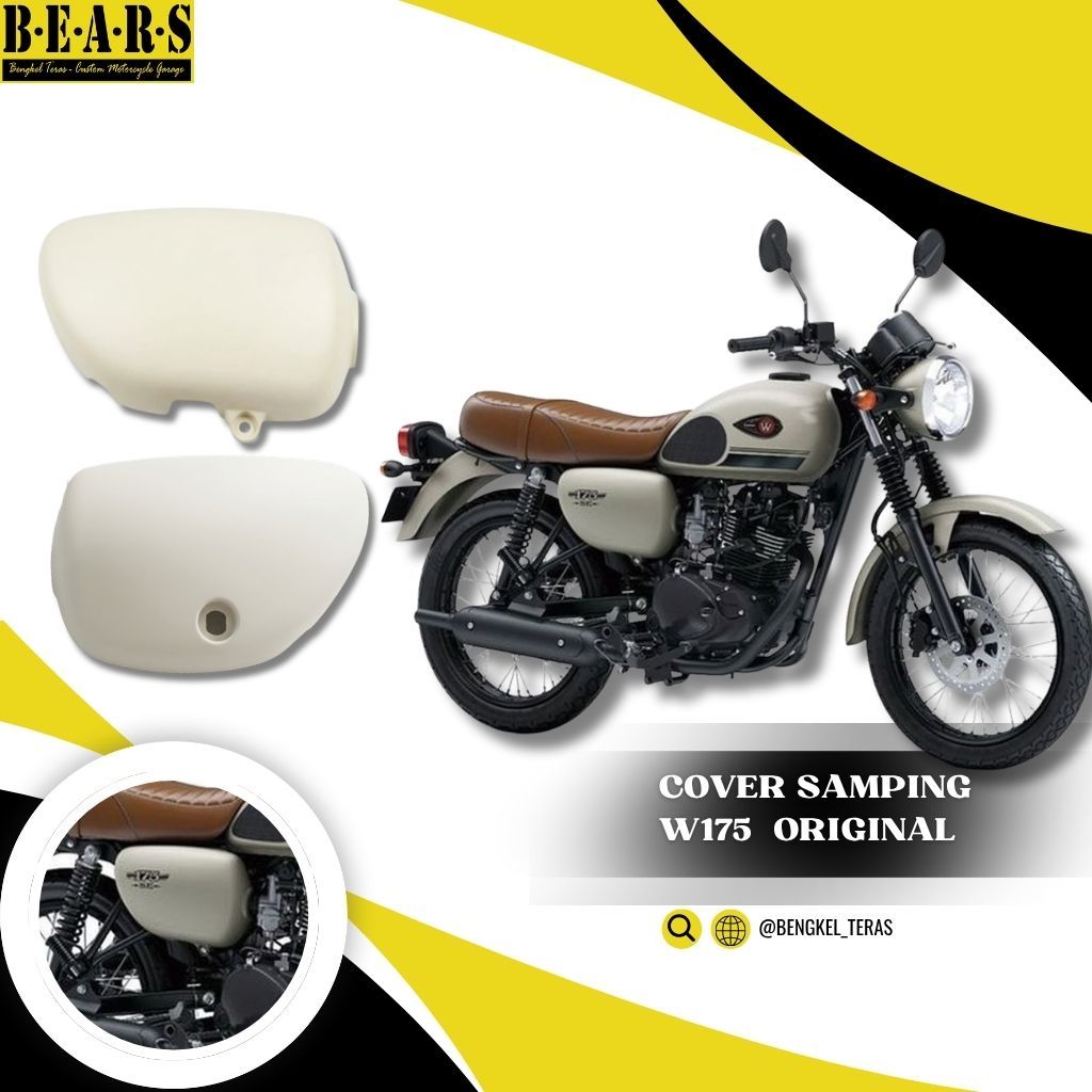 Cover Side W175 Box samping W175 Krem