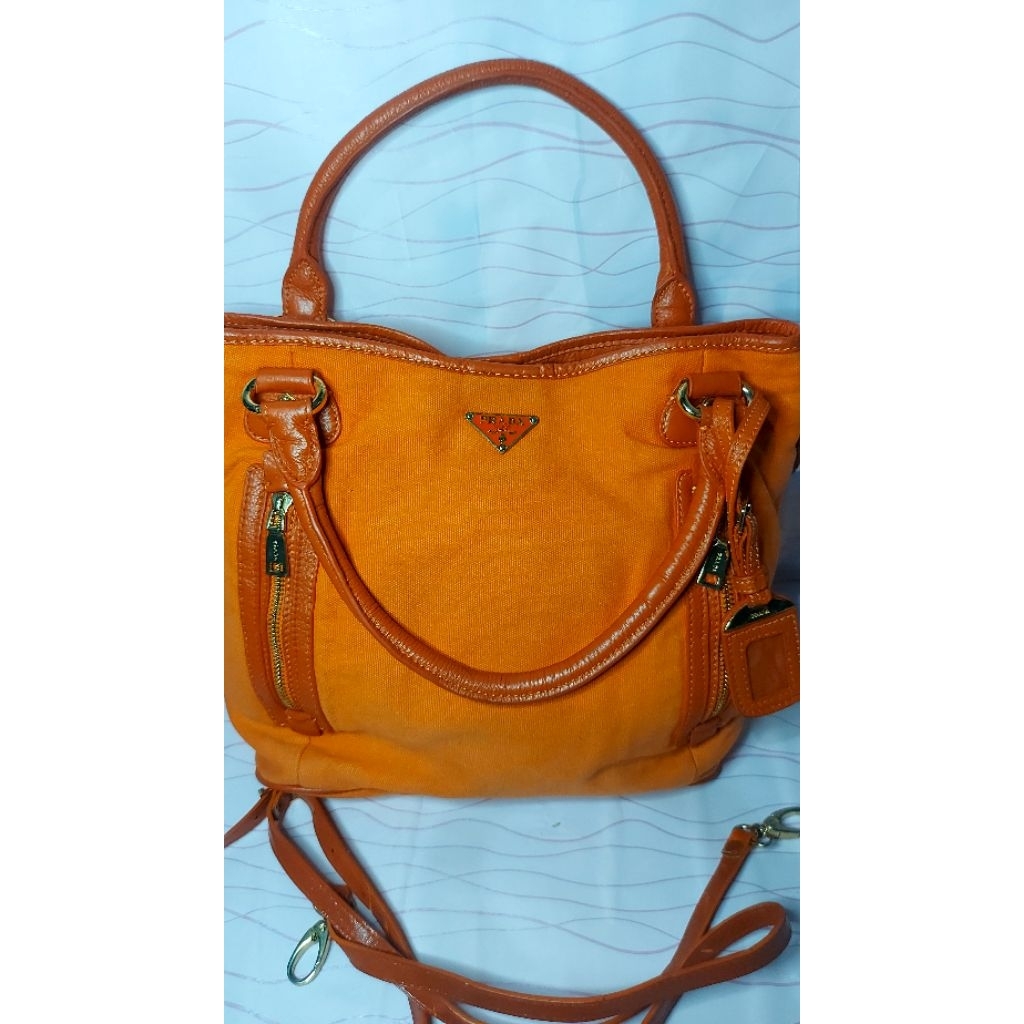 Prada Canvas sling and Shoulder bag