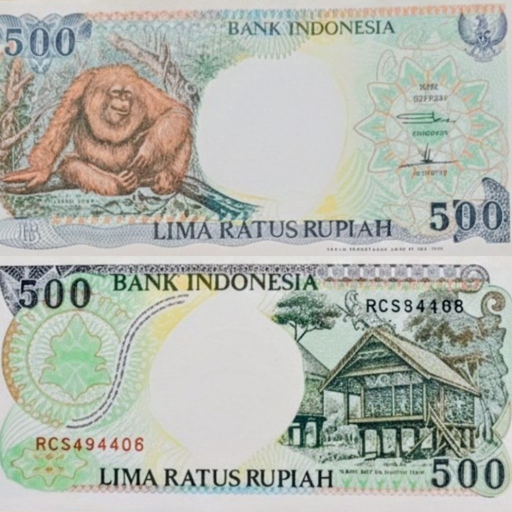 ASLI.. Uang lama orang utan uang lama indonesia