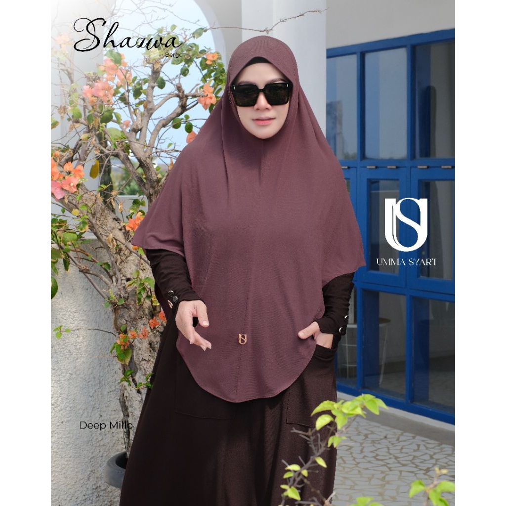 BERGO SHAZWA BY UMMA SYAR’I |BERGO ANTEM SYARI PED|JERSEY PREMIUM|HIJAB DAILY