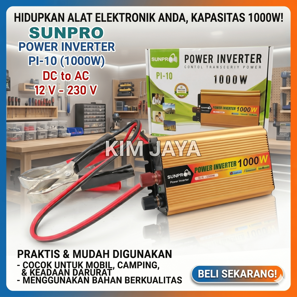 Power Inverter SUNPRO 1000W PI-10 1000 Watt