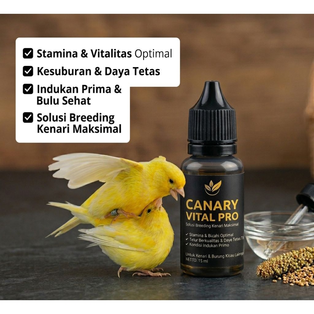 vitamin ternak kenari