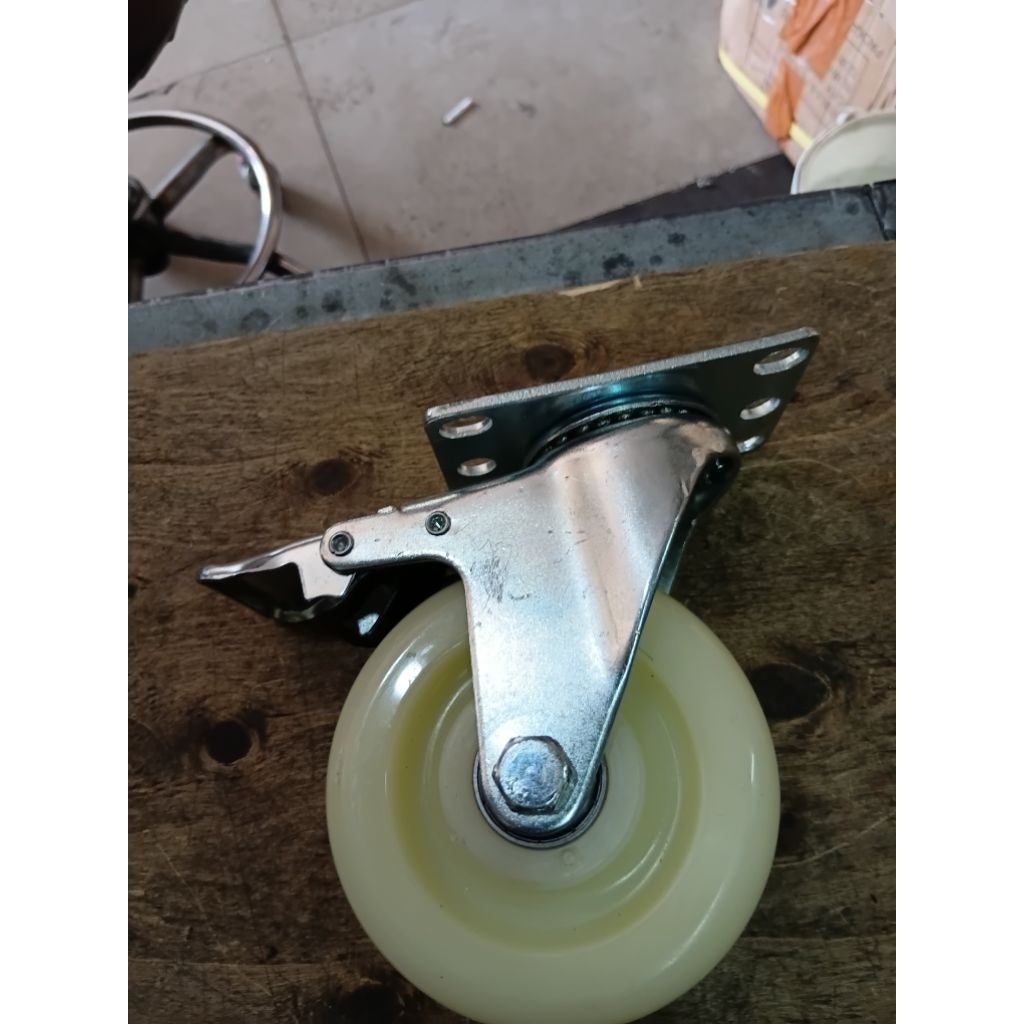 Roda nylon medium 5inch rem MURAHHH roda troli 5"