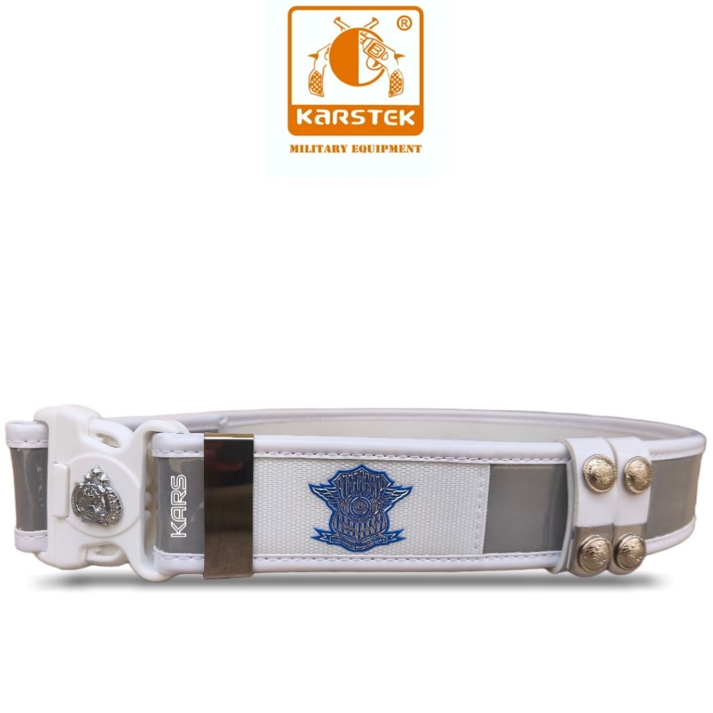 KARS_EXCLUSIVE - Kopel Lantas Polisi - Polri - Griptek 3M Kancing Full Plat Stainles Silver - BINTAR