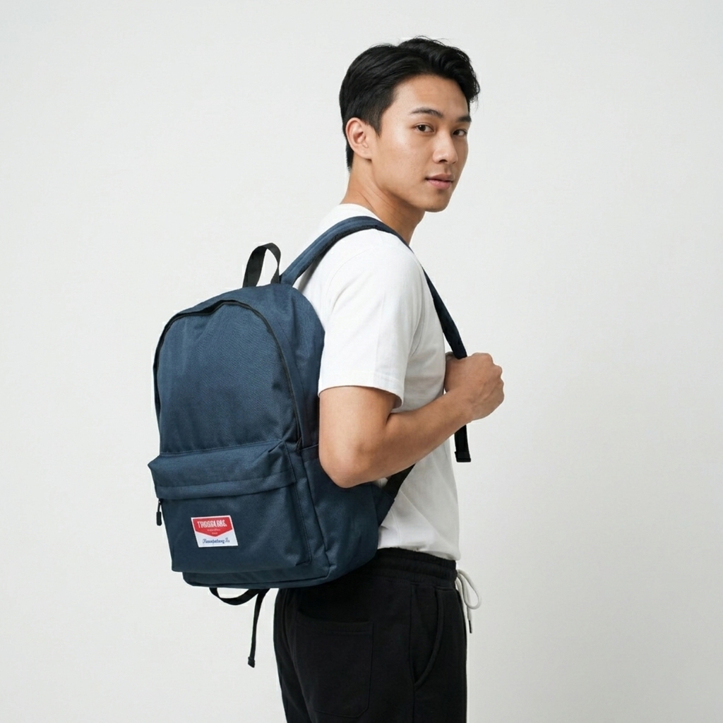 Throox Tas Ransel II Longstaff Navy Backpack