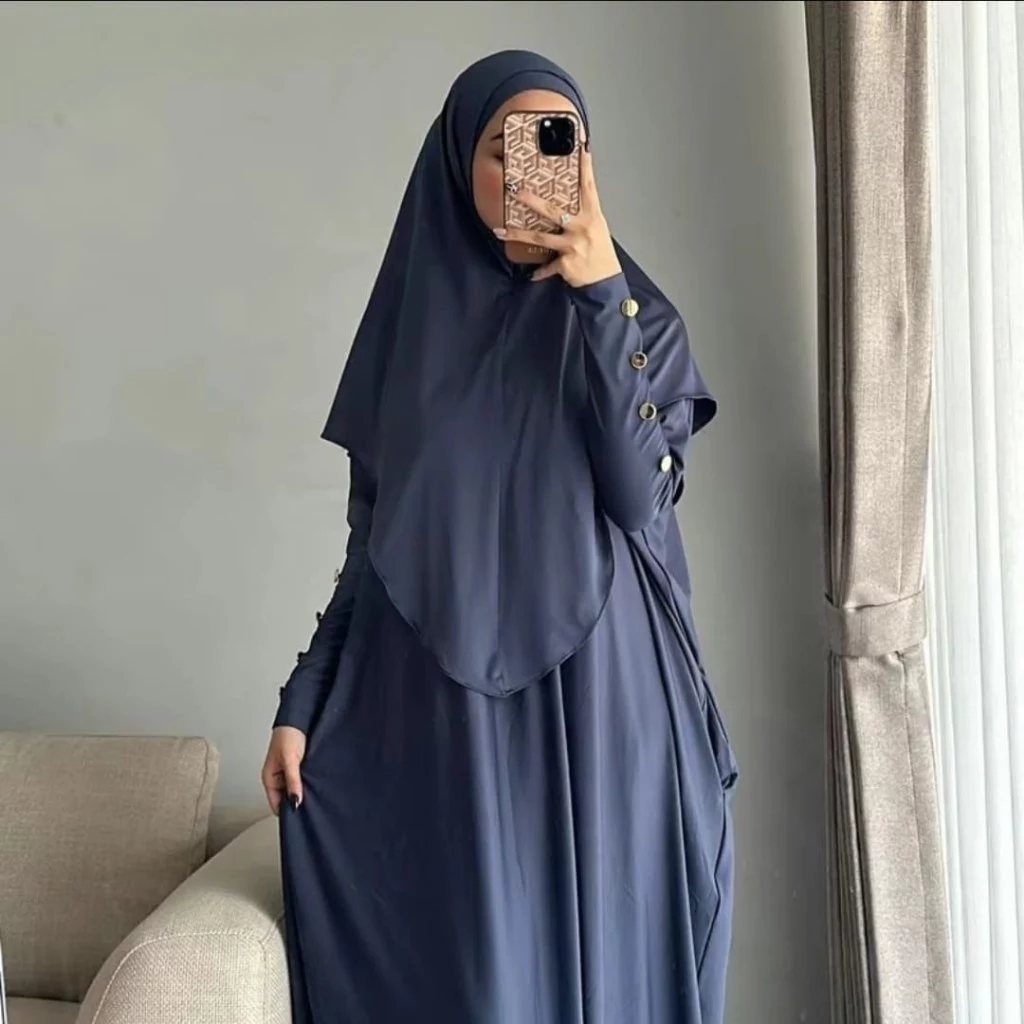 (COD) salsabila_cloting Gamis Abaya Arab Turkey 1949 Cardigan Gamis Basic Polos Syari Muslim