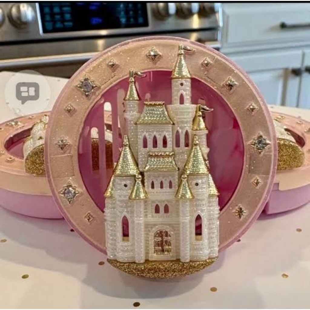 ( Ready Stock ) BBW x Disney princess castle air fresheners holder / holder parfum mobil disney / ba
