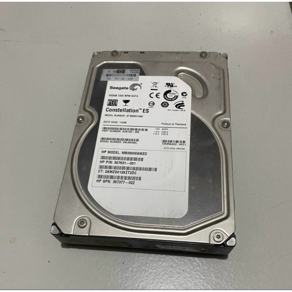 Harddisk hdd sata seagate 500gb constellation es
