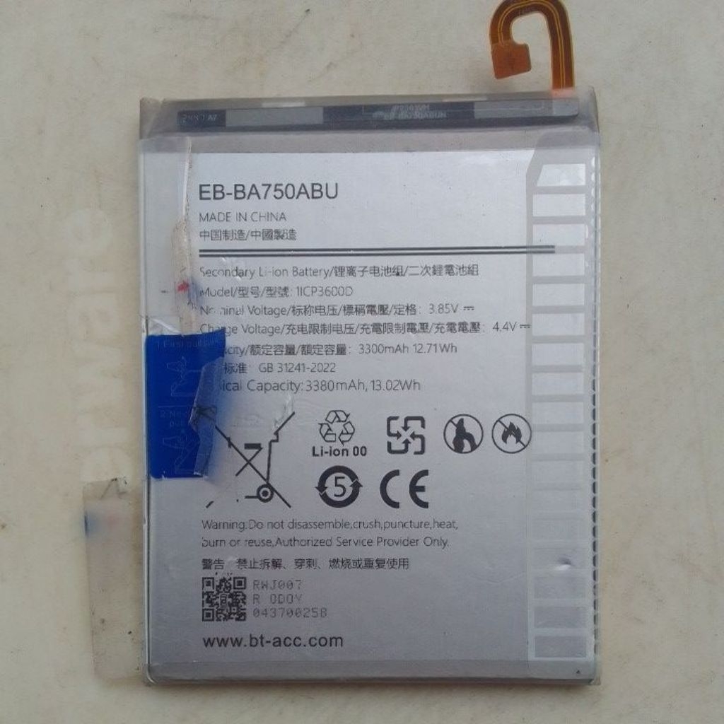 batre eb-ba750abu hp Samsung Galaxy A10 SM-A105F - seken