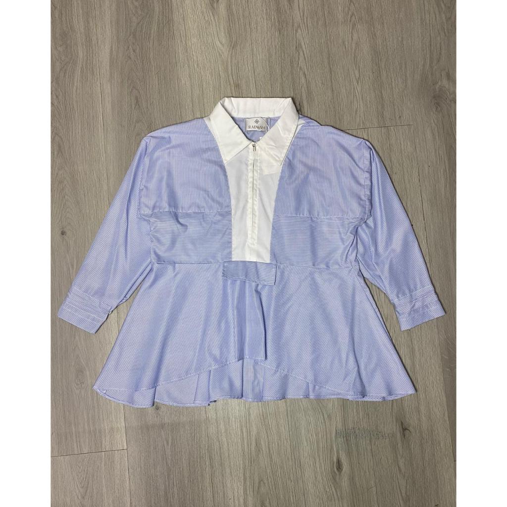 Radwah - Shanaya Stripe Shirt - Atasan Wanita - Kemeja Stripe Wanita