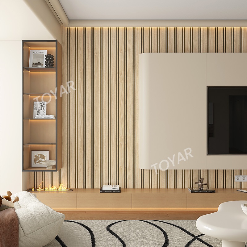 GRATIS ONGKIR wall panel 1meter x 30 cm wpc wall panel 3d wall panel pvc Premium **