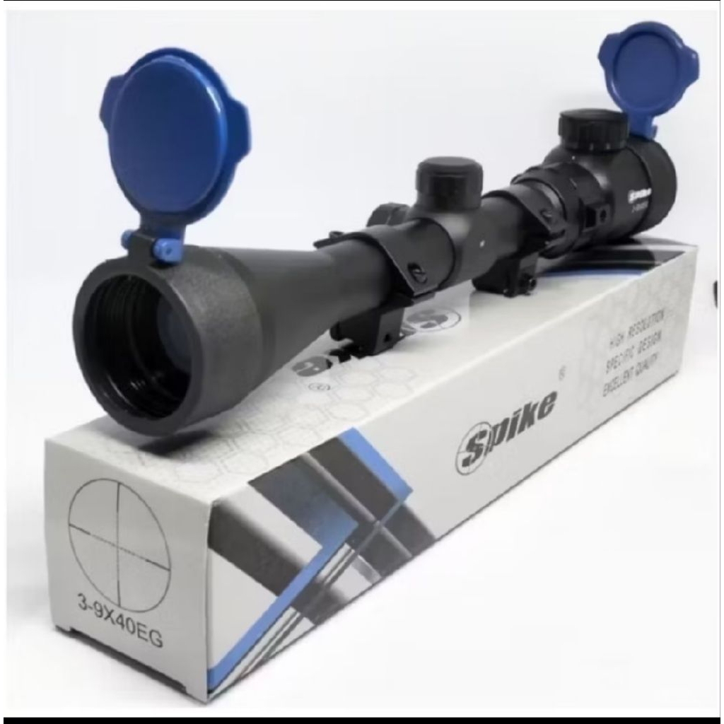 Teleskop Senapan Angin Bushnell BSA Gamo Retical HK 3-9x40R GB Tutup Flip Biru, TAHAN GETARAN DAN AK