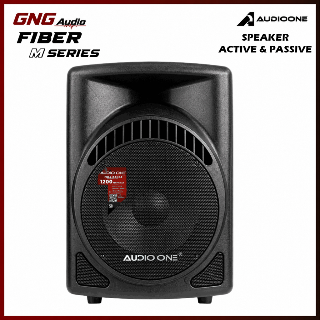 AUDIO ONE Speaker 12/15 Inch M112 M115 USB Bluetooth Aktif Pasif Original I GNG AUDIO