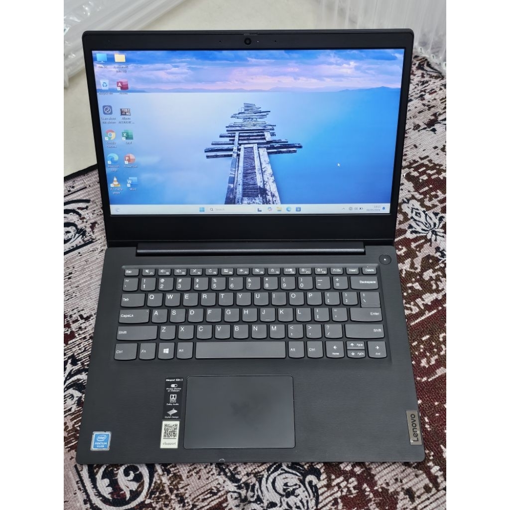 Laptop Lenovo Ideapad Slim 3 Intel pentium Silver N5030 RAM 8GB SSD 512GB Windows 11 Second premium 