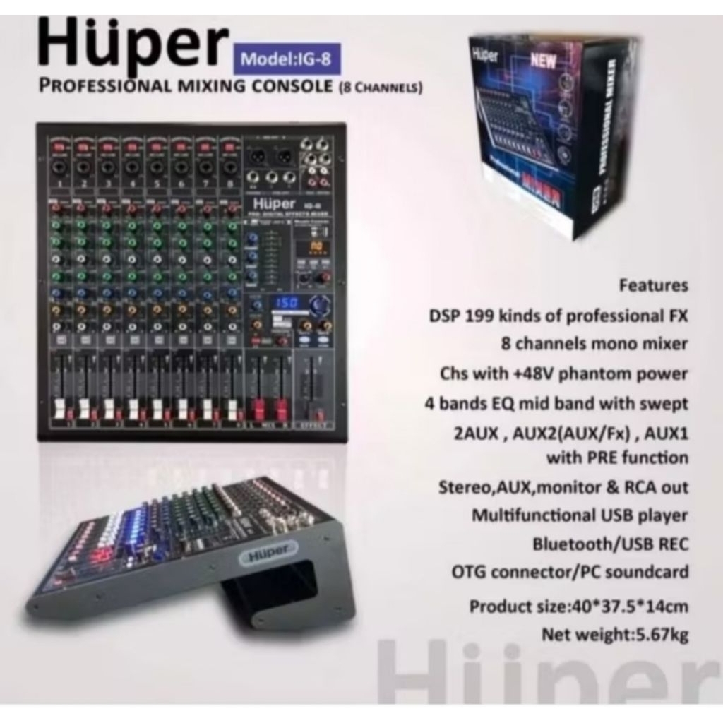 PAKET MIXER AUDIO HUPER 8CHANEL ORIGINAL MIC WILERESS ZETAPRO SPECIAL OROGINAL