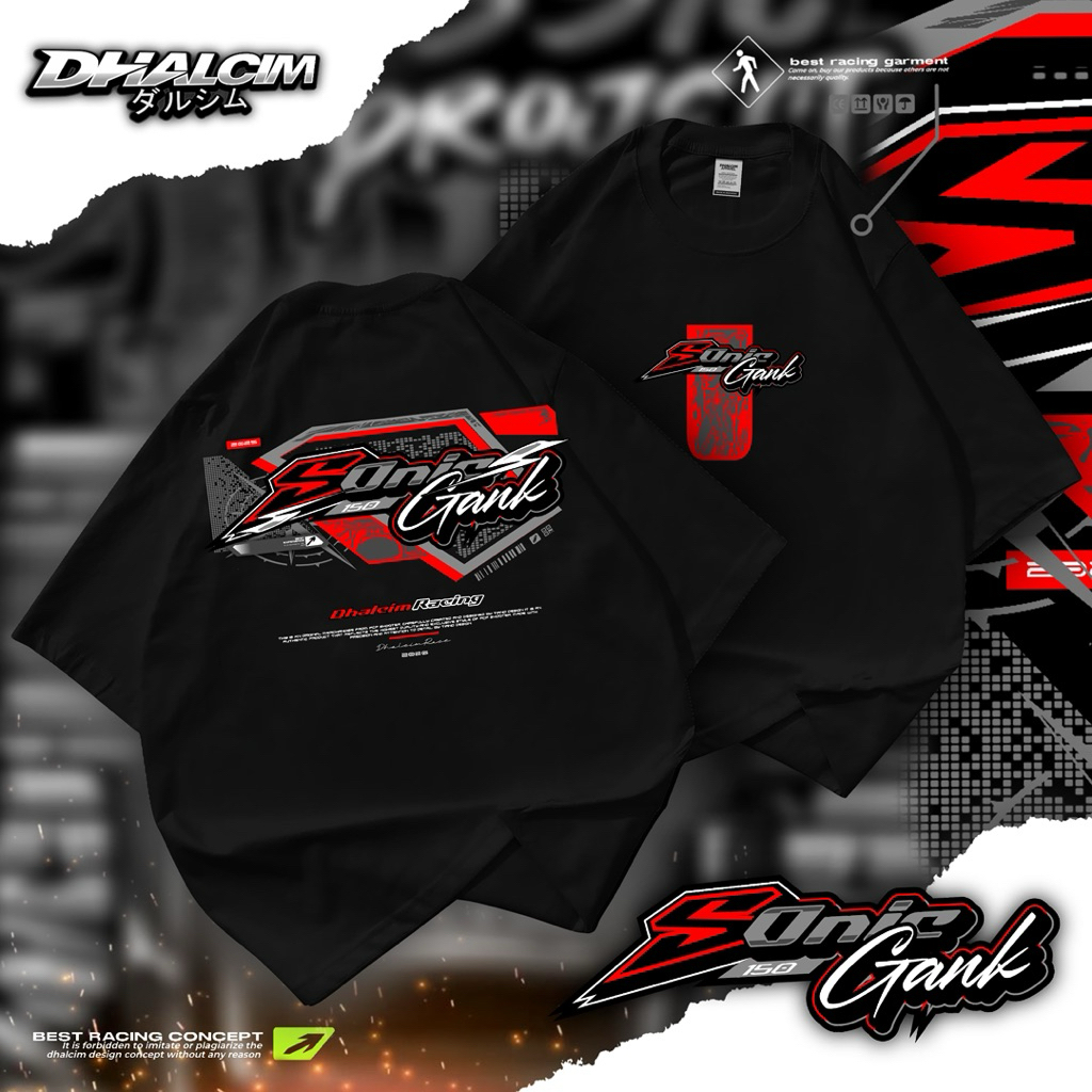 KAOS DISTRO HONDA SONIC 150 GANK FUL COTTON 24S, KAOS SONIC RACING GANK, KAOS MOTOR SONIC, KAOS HOND