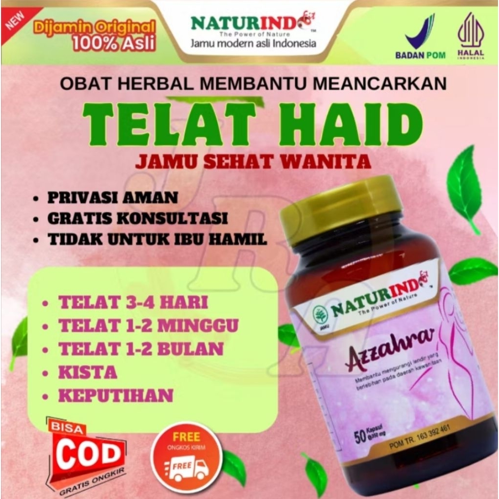 Obat Telat Haid Ampuh PCOS Menstruasi Jamu Terlambat Datang Bulan Pelancar Dateng Bulan Nyeri Haid H