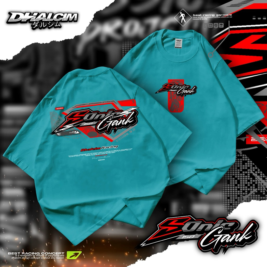 KAOS DISTRO HONDA SONIC 150 GANK FUL COTTON 24S, KAOS SONIC RACING GANK, KAOS MOTOR SONIC, KAOS HOND