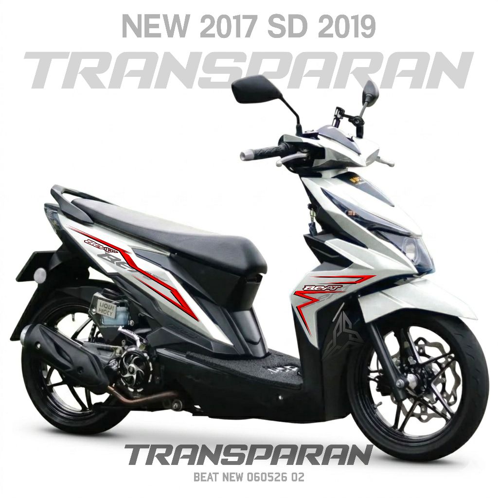 STIKER VARIASI MOTOR BEAT ESP 2017 BEAT ESP STREET STRIPING BEAT SIMPEL ELEGANT