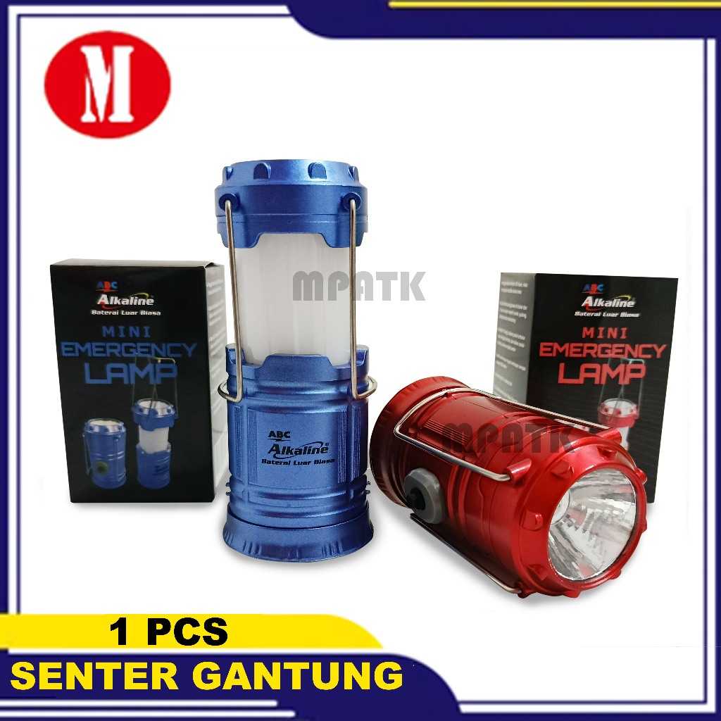 Alkaline Senter Lipat/ Senter gantung Mini Emergancy Lampu Tanpa Baterai
