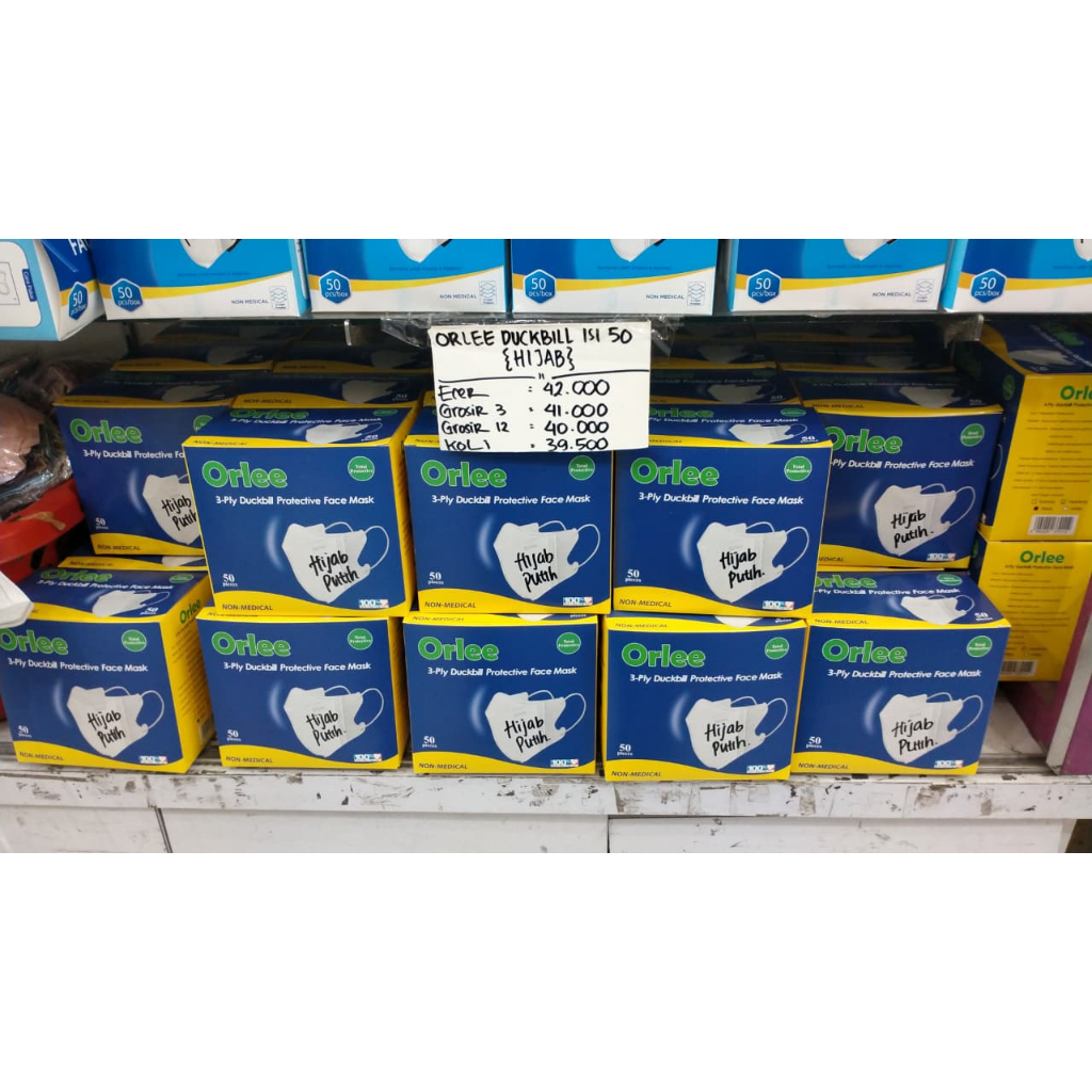 ORLEE MASKER DUCKBILL ISI 50 HIJAB