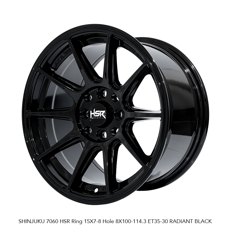 velg mobil racing hsr ring 15 pcd 4x100x114,3 hsr wheel shinjuku