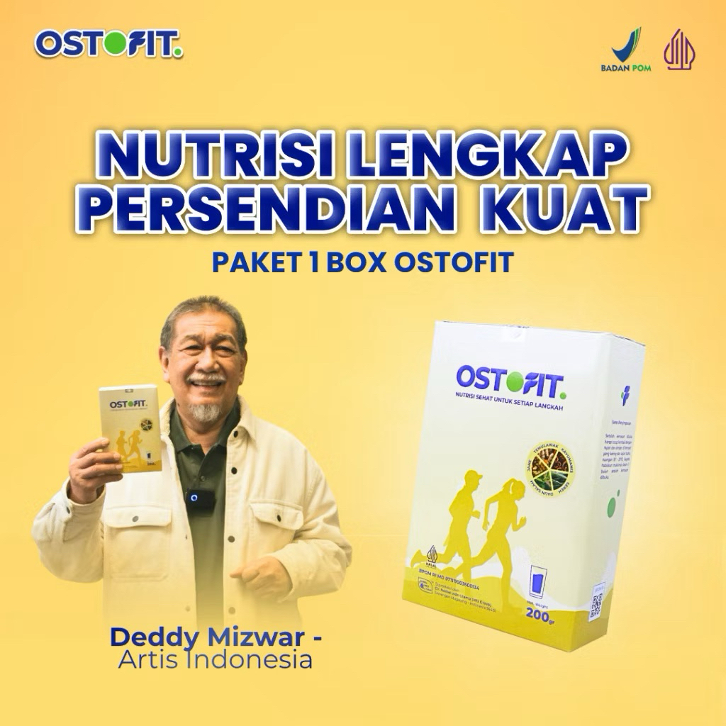 OSTOFIT Susu Herbal 200gr - Bahan Alami, Atasi Nyeri Sendi, Rasa Lezat
