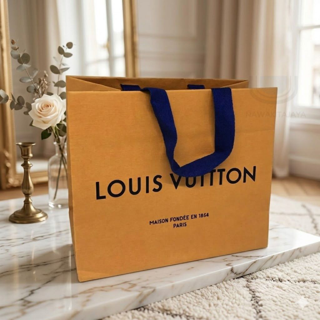 Paper Bag Louis Vuitton Size Large Original