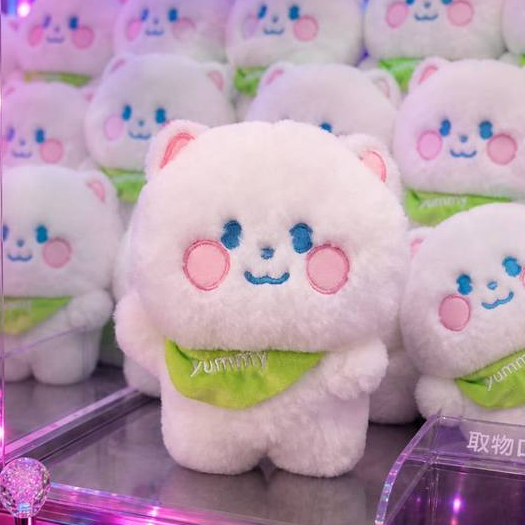 BONEKA CAPIT FUNIFUN OH SOME KKV TIMEZONE - YUMMY CAT KUCING PUTIH