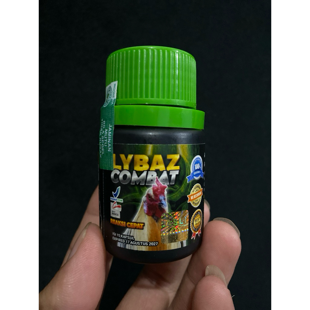 LYBAZ COMBAT BOTOL ISI 15 KAPSUL