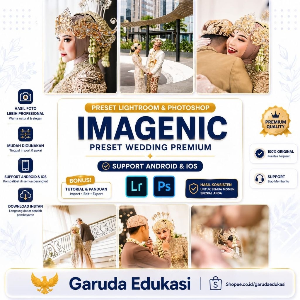 Preset Lightroom & Photosop IMAGENIC ORIGINAL