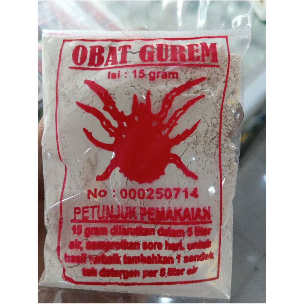 Obat Gurem kutu ayam 15 Gram Pembasmi hama kutu pada ayam