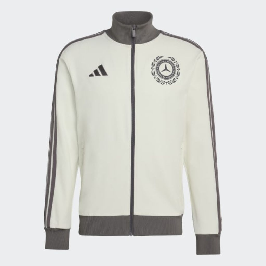adidas Tracktop Jacket AMG Petronas Formula 1 Team Silver Arrows Icon Off White Granite BNWT Origina