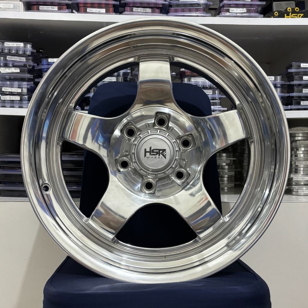 Velg HSR BOB R18 Lobang 6 Untuk Mobil Fortuner Pajero Dmax Triton Hilux Ring 18